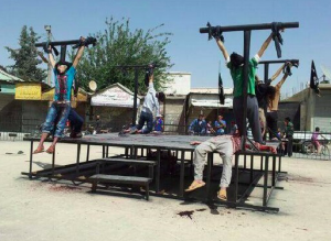 ISIS crucifixion of Christians